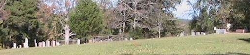 Landscape cemetery scene